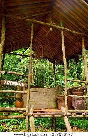 Sabah, My - June 21: Mari Mari Cultural Village Tangkob (grainery) House On June 21, 2016 In Sabah, 
