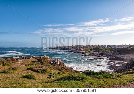 The Famous Cliffs Of Hermanus, South Africa. It Is Famous As A Place From Which To Watch Whales Duri