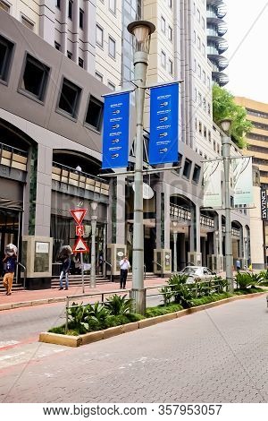 Exterior View Of Sandton Convention Centre From Maude Street