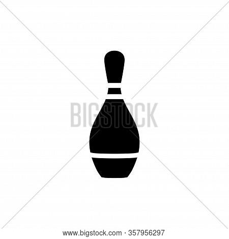 Bowling And Pin Icon Vector Template Design Trendy