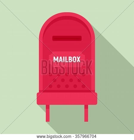 Letterbox Icon. Flat Illustration Of Letterbox Vector Icon For Web Design