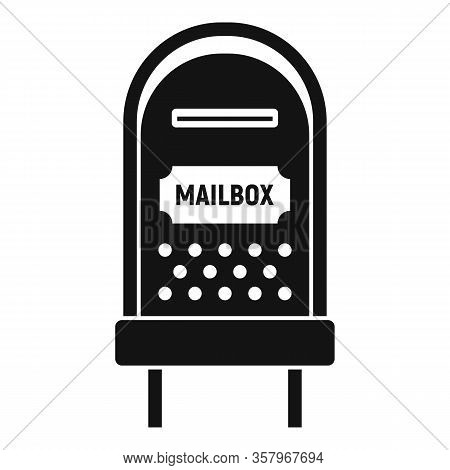Letterbox Icon. Simple Illustration Of Letterbox Vector Icon For Web Design Isolated On White Backgr