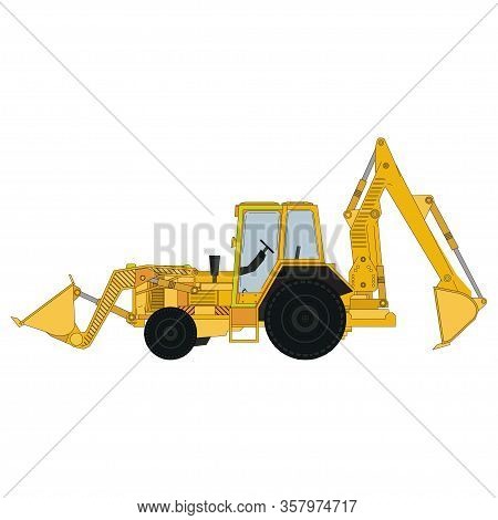 Logoti Excavator, Construction Machines, Logo For A Construction Company