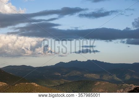 View Of The Panorama Of Sarrabus Mountains
