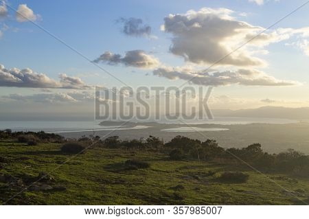 View Of The Panorama Of Sarrabus Mountains
