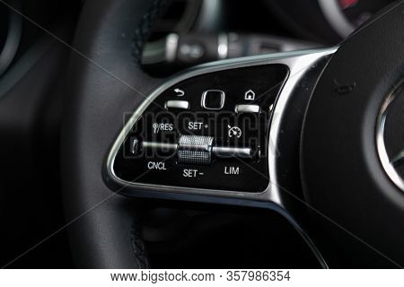 Mercedes-benz Glc-class -  New Black Steering Wheel With Multifunction Buttons For Quick Control Pho