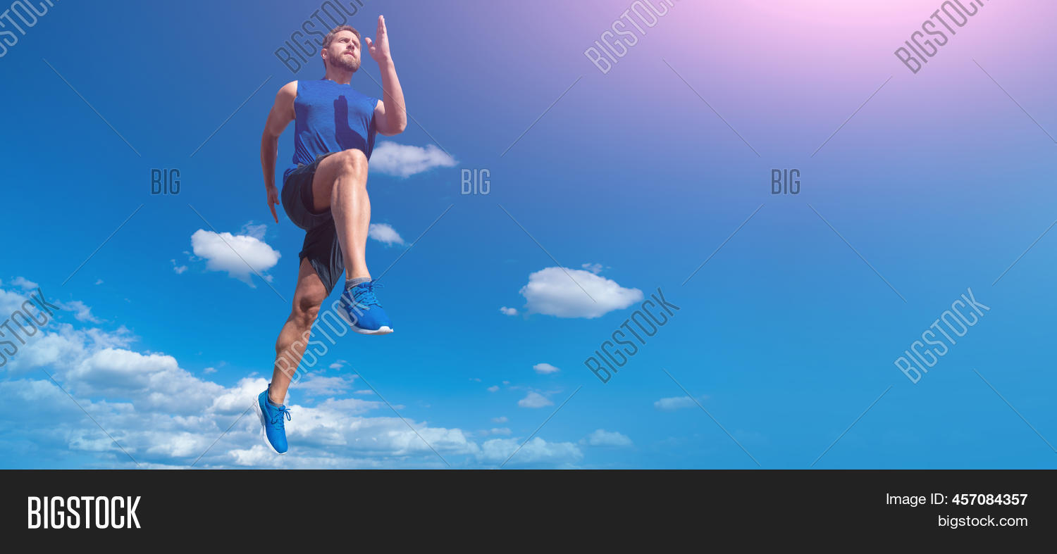 Man Running Jumping, Image & Photo (Free Trial) Bigstock