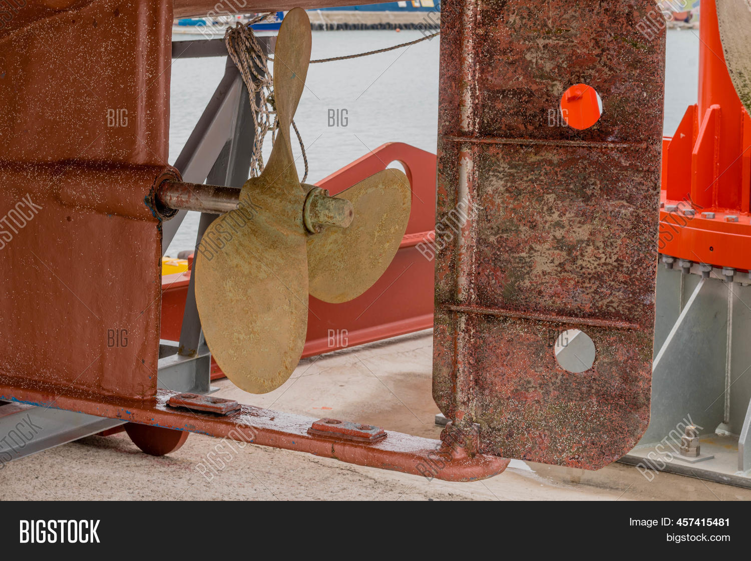 Propeller Metal Rudder Image & Photo (Free Trial) | Bigstock