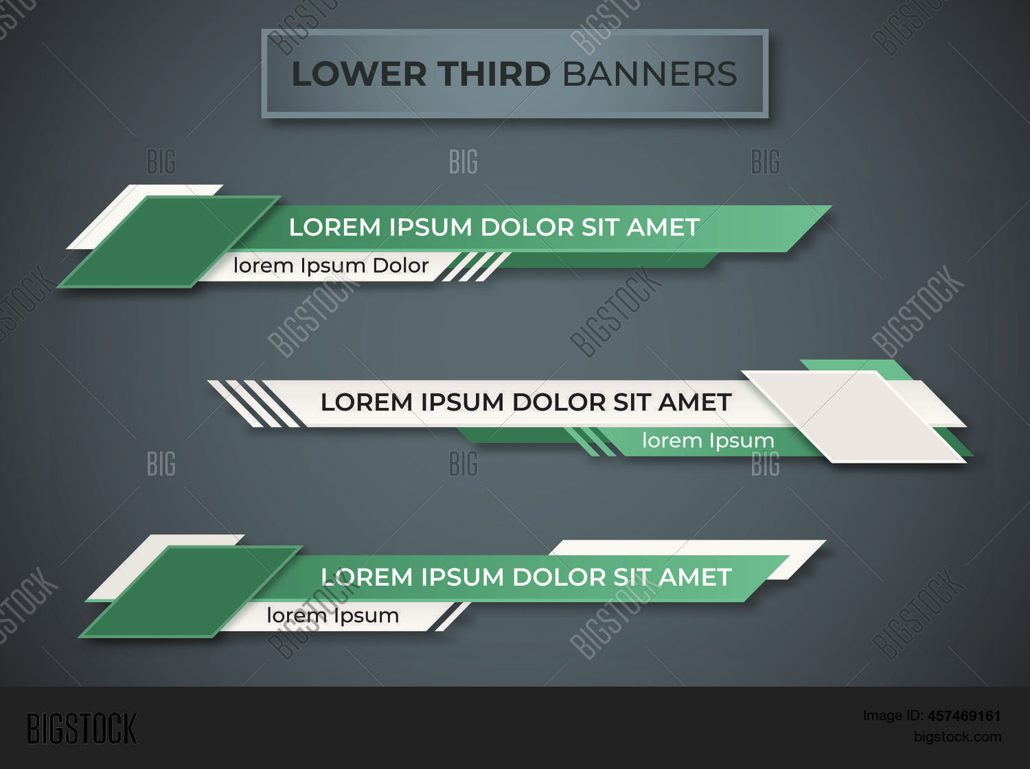 Lowered Vector Design Three Geometric Lower Vector & Photo (Free Trial) | Bigstock