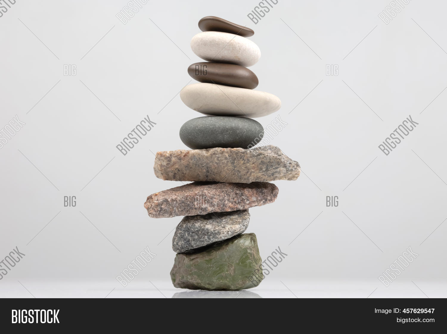 Stacking Rocks Pyramid Pyramid Stacked Stones Image & Photo (Free Trial) | Bigstock