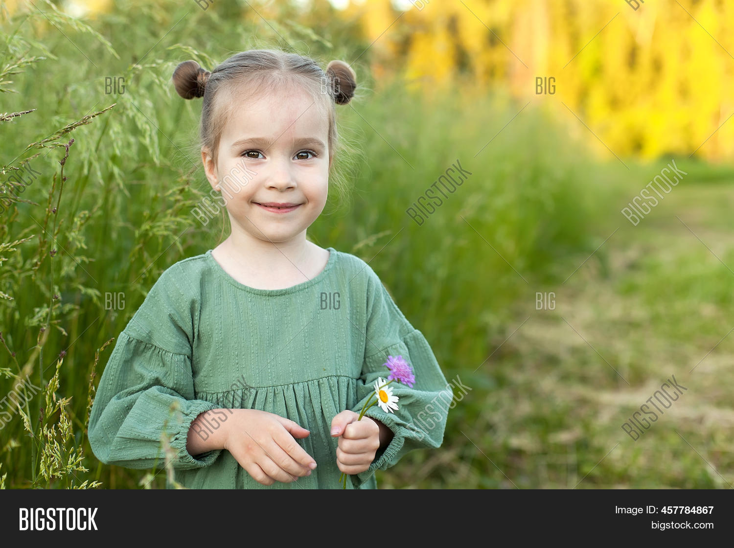 Smiling Cute Little Image & Photo (Free Trial) Bigstock