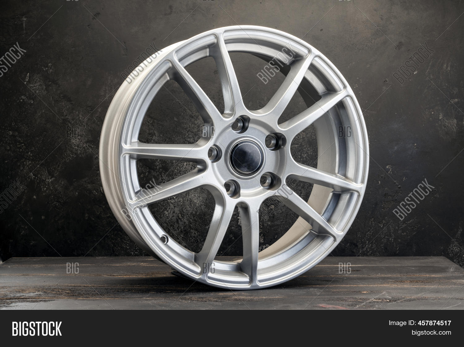 New Grey Alloy Wheels Image & Photo (Free Trial) Bigstock