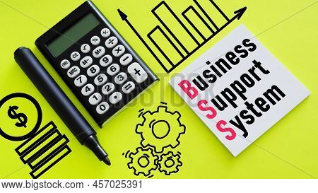 Business Support System Bss Is Shown Using A Text