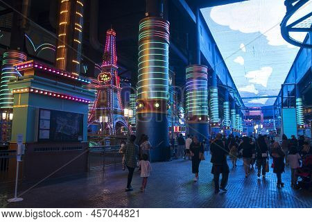 Genting, Malaysia - Jun 10, 2022: View Of The Skytropolis Indoor Theme Park In Resorts World Genting