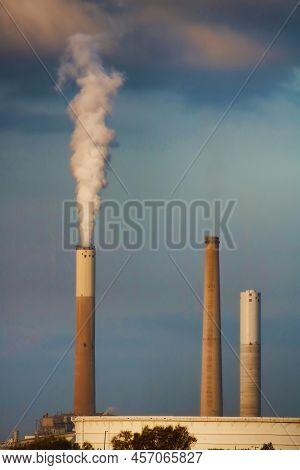 Power Station Near Ashkelon In Israel, Middle East