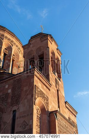 Armenian Temple Complex Cathedral Of The Transfiguration In Moscow Russia