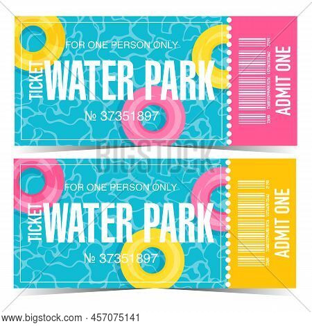 Water Park Aqua Park Vector &amp; Photo (Free Trial) | Bigstock