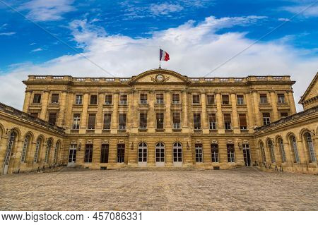 Palais Rohan, City Hall In Bordeaux, France In A Beautiful Summer Day