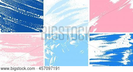 Soap Grunge Backgrounds. Foam Textures Set. Foam Water. Soap Bubble Stains. Shampoo. Shaving Cream. 
