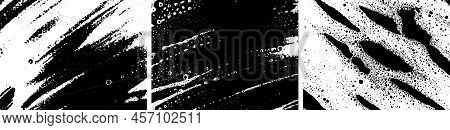 Soap Grunge Backgrounds. Foam Textures Set. Foam Water. Soap Bubble Stains. Shampoo. Shaving Cream. 