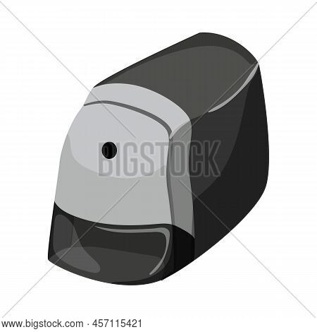 Sharp Pencil Sharpen Cartoon. Sharp Pencil Sharpen Sign. Isolated Symbol Vector Illustration
