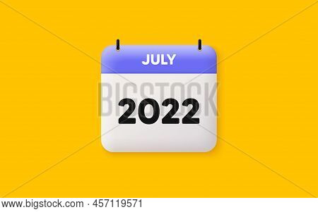 Calendar Agenda 3d Icon. July Month Icon. Event Schedule Jul Date. Meeting Appointment Planner. Agen