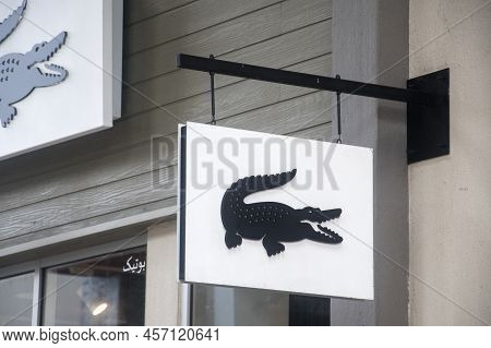Genting, Malaysia - Jun 8, 2022: Lacoste Store And Sign In Genting Highland Premium Outlet, Malaysia