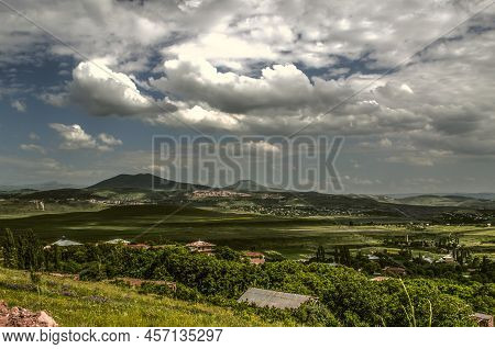 The High-mountain Villages Of Teghenik, Karashamb, Lusakert, At The Foot Of The Geghama Mountains, W