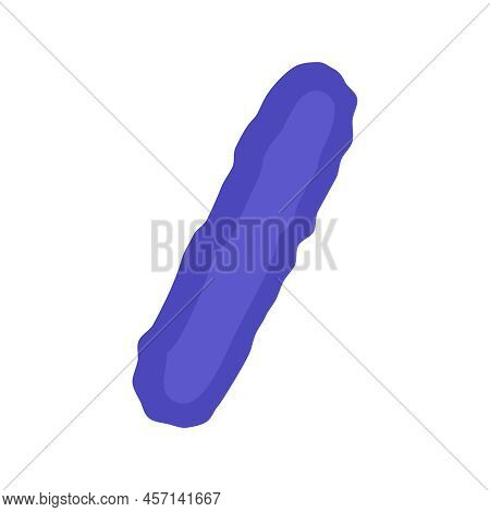 Rod Shaped Bacilli Bacteria Cell Diagram Icon