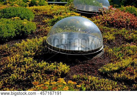 Design Skylights. But There Are Also Classic Dome Or Flat Skylights, Which Are Suitable For Flat Roo