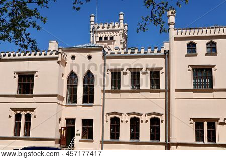 New Palace Building In Aluksne Town, Latvia