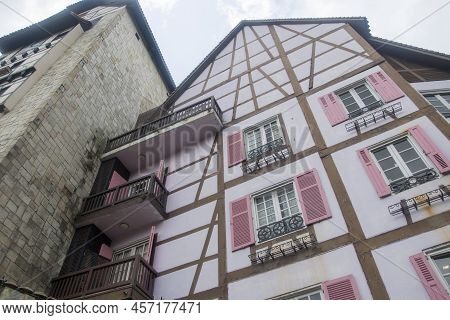 Bukit Tinggi, Malaysia - Jun 08, 2022: Day Time View At Colmar Tropicale In Berjaya Hills, Bukit Tin