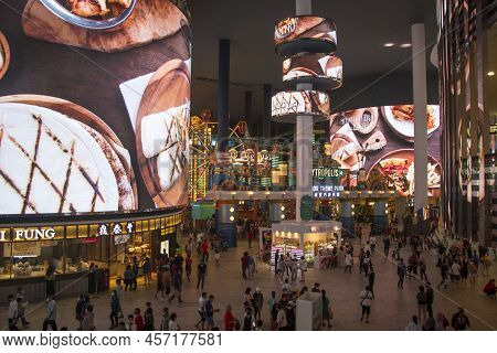 Genting, Malaysia - Jun 10, 2022: View Of The Skytropolis Indoor Theme Park In Resorts World Genting