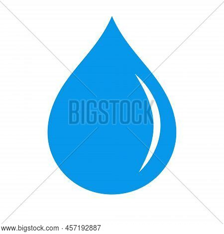 Wonderful Water Icon, Flat Style Vector Illustration