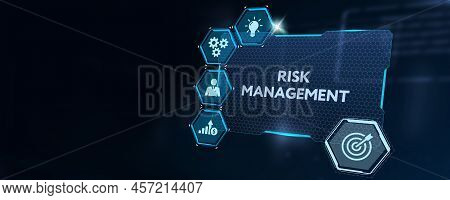 Risk Management And Assessment For Business Investment Concept. Business, Technology, Internet And N