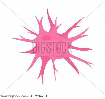 Neuron Concept Vector. Human Nerve Cell Specialized Connections Called