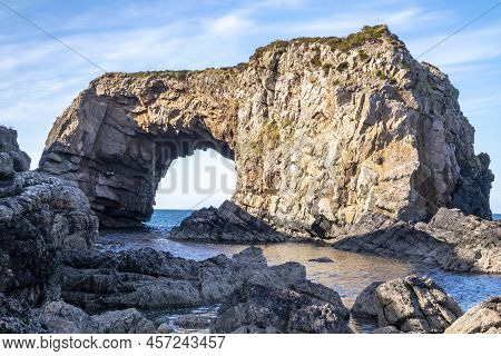 The Great Pollet Sea Arch, Fanad Peninsula, County Donegal, Ireland