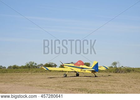 Dec 28, 2021, Entre Rios, Argentina: Air Tractor At-502 Lv-jut, Agricultural And Fire Bombing Aircra