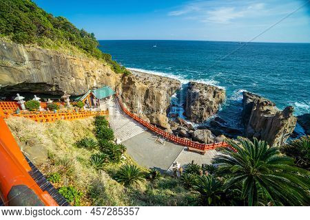 Udo Shrine, Located On The Nichinan Coast South Of Miyazaki City