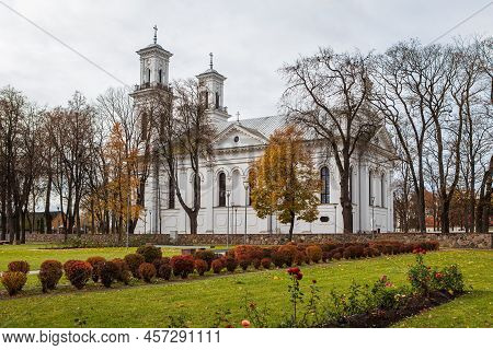 John The Baptist Church In Birzai, Lithuania. Founded By Tyszkiewicz Family In 19th Century