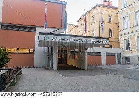 Maribor, Slovenia - June 2, 2022: The Basic Solo Of The Polancic Brothers.