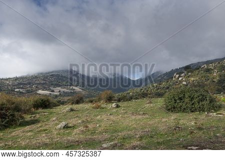 Views Of The Hueco De San Blas, A Very Popular Place For Hikers Located In The Municipality Of Manza