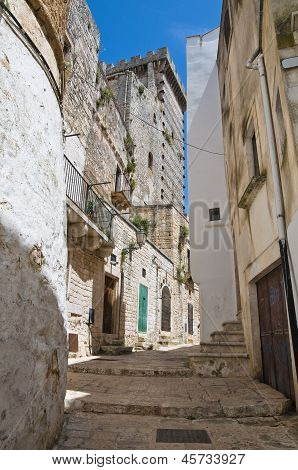 Vicolo. Ceglie Messapica. Puglia. Italia.