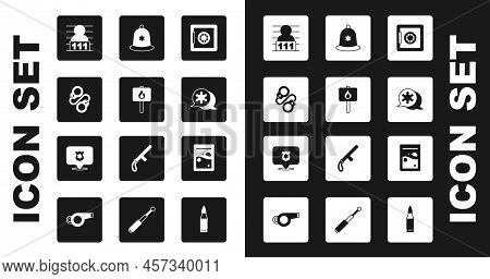 Set Safe, Protest, Handcuffs, Suspect Criminal, Hexagram Sheriff, British Police Helmet, Plastic Bag