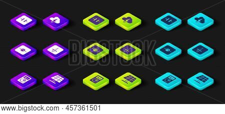 Set Ampere Meter, Multimeter, Solar Energy Panel, Ohmmeter, Electrical Symbol Ground, Cloud And Ligh