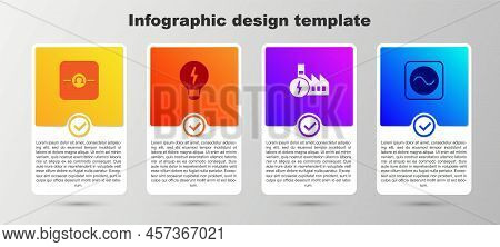 Set Ohmmeter, Creative Lamp Light Idea, Nuclear Power Plant And Ac Voltage Source. Business Infograp