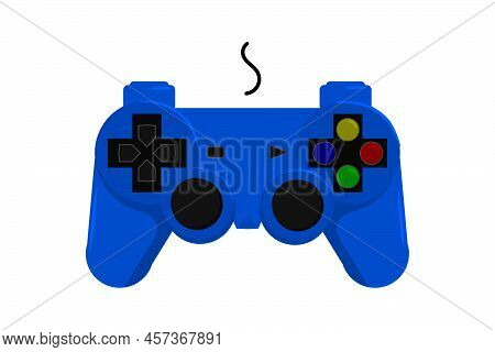 Vector Joystick Game Controller. Gamepad Vector Illustration. Video Game Stick Illustration