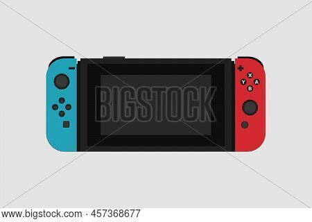 Vector Joystick Game Controller. Gamepad Vector Illustration. Video Game Stick Illustration