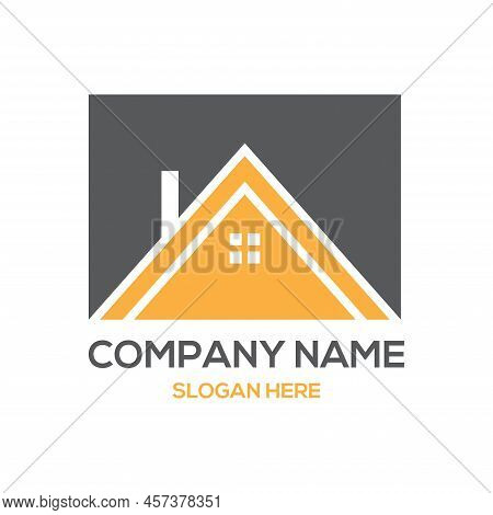 Real Estate Logo Design. Creative Abstract Real Estate Icon Logo Template Elements.