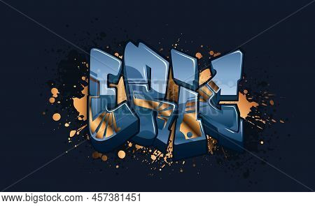Graffiti Styled Urban Street Art Tagging Design - Eric
